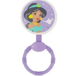 Cudlie - 2 unidades de chocalho e chaveiro em forma de personagem da Disney Princess