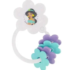 Cudlie - 2 unidades de chocalho e chaveiro em forma de personagem da Disney Princess