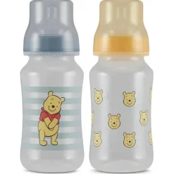 Cudlie - 2 unidades de garrafas, rostos e pontos do Winnie The Pooh 11 onças