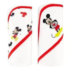 Cudlie - Disney Baby Boy 2Pk Toalhas com Capuz Enroladas/Cardões, Mickey Mouse