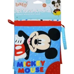 Cudlie - Livro Mickey Soft Crinkle