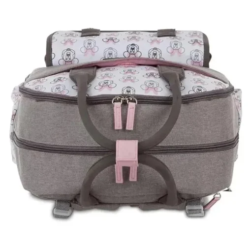 Cudlie - Mochila para fraldas Disney Baby Minnie com bolso deslizante