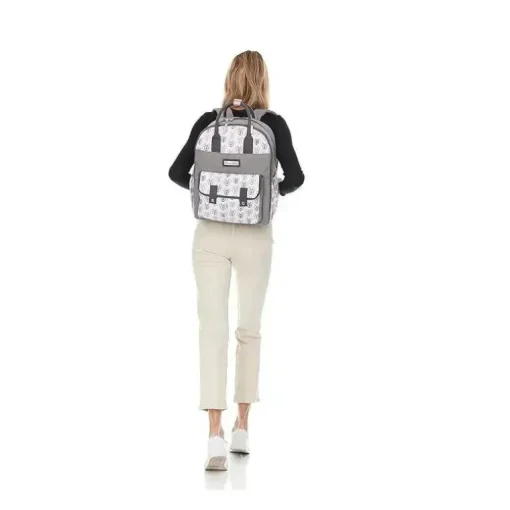 Cudlie - Mochila para fraldas Disney Baby Minnie com bolso deslizante