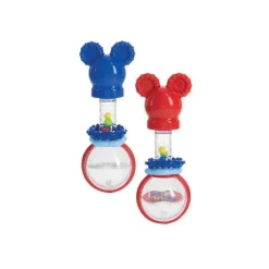 Cudlie - 3Pk Mickey Mouse Baby definido em chocalho de cartão