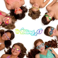 Óculos de natação Bling 2O Pirate Classic, laranja/preto