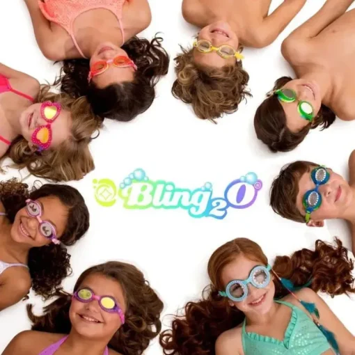 Óculos de natação Bling 2O Pirate Classic, laranja/preto