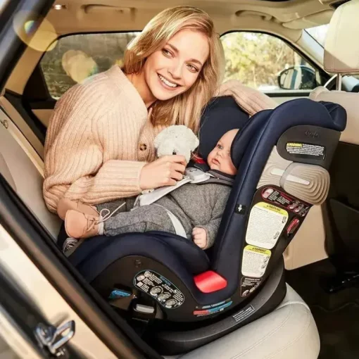 Cybex - Assento de carro conversível Eternis S SensorSafe, azul jeans