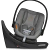 Cybex - Assento de carro infantil seguro com sensor giratório Aton G, cinza lava