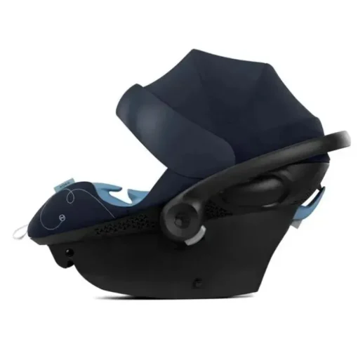 Cybex - Assento de carro infantil seguro com sensor giratório Aton G, azul oceano