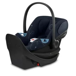 Cybex - Assento de carro infantil seguro com sensor giratório Aton G, azul oceano