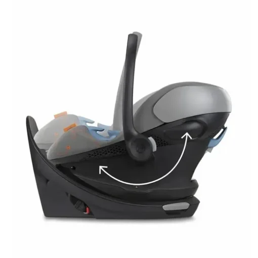 Cybex - Assento de carro infantil seguro com sensor giratório Aton G, cinza lava