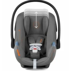 Cybex - Assento de carro infantil seguro com sensor giratório Aton G, cinza lava