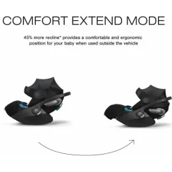 Cybex - Assento infantil para carro Cloud Tsensorsafe, preto sépia