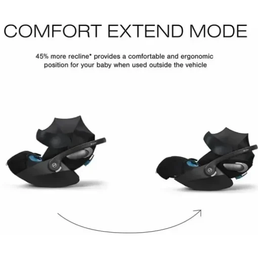 Cybex - Assento infantil para carro Cloud Tsensorsafe, preto sépia