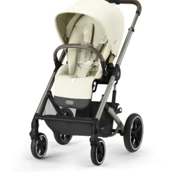 Cybex - Balios S Lux 2 Carrinho, Armação Taupe/Bege Concha
