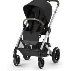 Cybex - Balios S Lux 2 Carrinho, Moldura Prata/Preto Lua