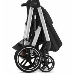 Cybex - Balios S Lux 2 Carrinho, Moldura Prata/Preto Lua