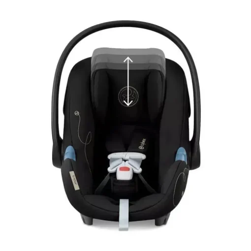 Cybex - Cadeira auto infantil Aton G Sensorsafe - Moon Black