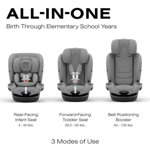 Cybex - Callisto G 360° Rotating All-in-One Convertible Car Seat, Stone Grey
