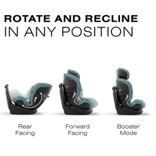 Cybex - Callisto G 360° Rotating All-in-One Convertible Car Seat, Stormy Blue