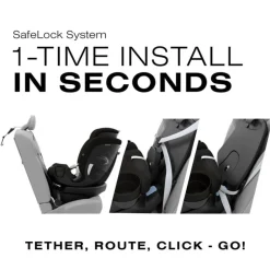 Cybex - Callisto G 360° Rotating All-in-One Convertible Car Seat, Moon Black