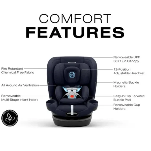 Cybex - Callisto G 360° Rotating All-in-One Convertible Car Seat, Ocean Blue