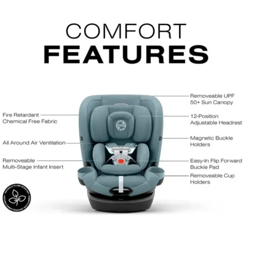 Cybex - Callisto G 360° Rotating All-in-One Convertible Car Seat, Stormy Blue