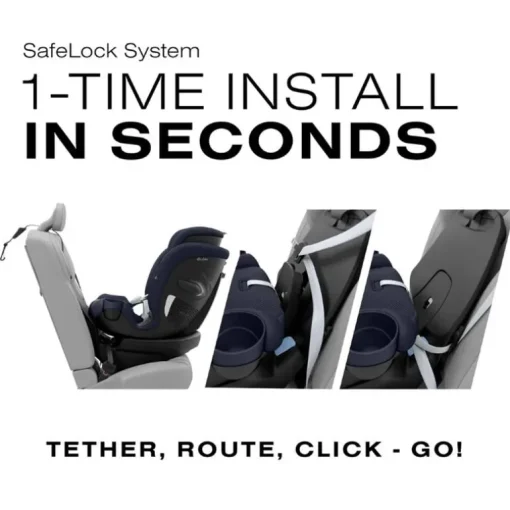 Cybex - Callisto G 360° Rotating All-in-One Convertible Car Seat, Ocean Blue