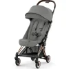 Cybex - Carrinho Compacto Coya, Ouro Rosa/Cinza Mirage