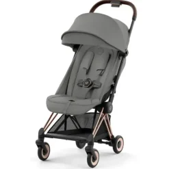 Cybex - Carrinho Compacto Coya, Ouro Rosa/Cinza Mirage