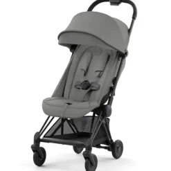 Cybex - Carrinho Compacto Coya, Preto Mate/Cinza Mirage