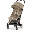 Cybex - Carrinho Compacto Coya, Ouro Rosa/Bege Aconchegante