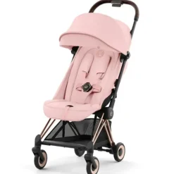 Cybex - Carrinho Compacto Coya, Ouro Rosa/Rosa Pêssego
