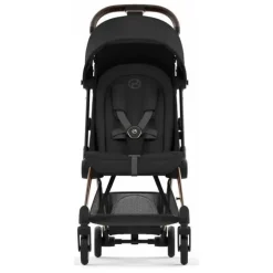 Cybex - Carrinho Compacto Coya, Ouro Rosa/Preto Sépia