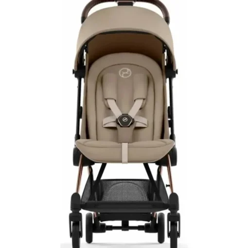 Cybex - Carrinho Compacto Coya, Ouro Rosa/Bege Aconchegante