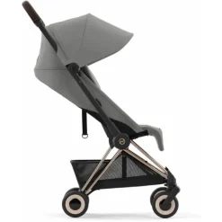 Cybex - Carrinho Compacto Coya, Ouro Rosa/Cinza Mirage