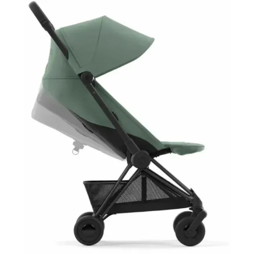 Cybex - Carrinho Compacto Coya, Preto Mate/Verde Folha