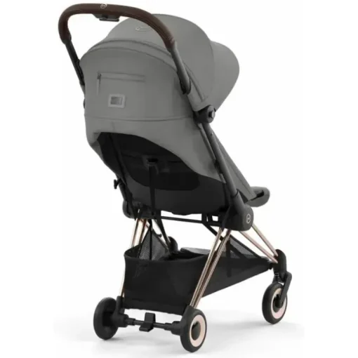 Cybex - Carrinho Compacto Coya, Ouro Rosa/Cinza Mirage