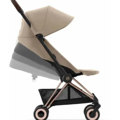 Cybex - Carrinho Compacto Coya, Ouro Rosa/Bege Aconchegante