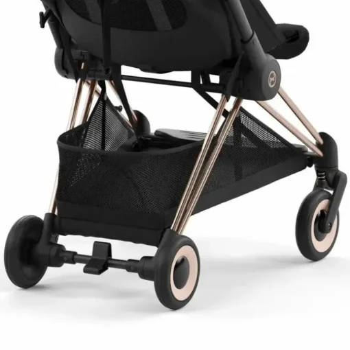 Cybex - Carrinho Compacto Coya, Ouro Rosa/Preto Sépia