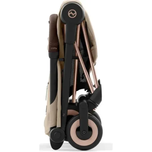 Cybex - Carrinho Compacto Coya, Ouro Rosa/Bege Aconchegante