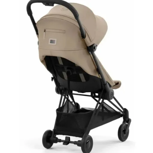 Cybex - Carrinho Coya Compacto, Preto Mate/Bege Aconchegante