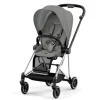 Cybex - Carrinho de passeio completo Mios 3 cromado/preto, cinza Soho
