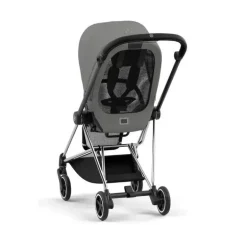 Cybex - Carrinho de passeio completo Mios 3 cromado/preto, cinza Soho