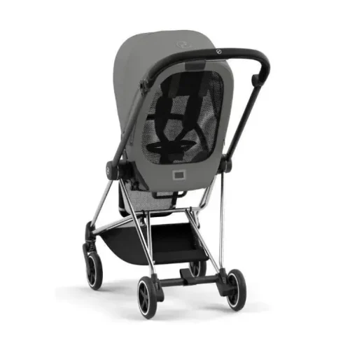 Cybex - Carrinho de passeio completo Mios 3 cromado/preto, cinza Soho