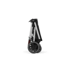 Cybex - Carrinho de passeio simples a duplo Egazelle S, moldura prateada/preto lua