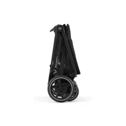 Cybex - Carrinho de passeio simples a duplo Egazelle S, moldura preta/preto lua