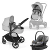 Cybex - Carrinho EOS + Cadeira Auto Infantil Aton G, Cinza Lava