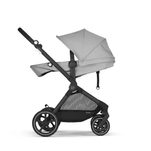 Cybex - Carrinho EOS + Cadeira Auto Infantil Aton G, Cinza Lava