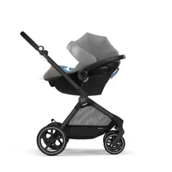 Cybex - Carrinho EOS + Cadeira Auto Infantil Aton G, Cinza Lava